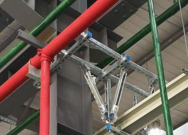 余江该抗震支架的整体式支吊架结构协调性好